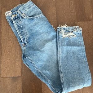 AGOLDE Riley Crop Jeans